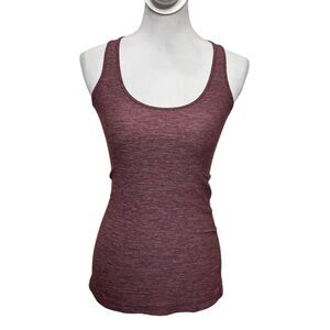 Lululemon Cool Racerback Tank Top Women’s Size XS Bordeaux Athletic Sleeveless